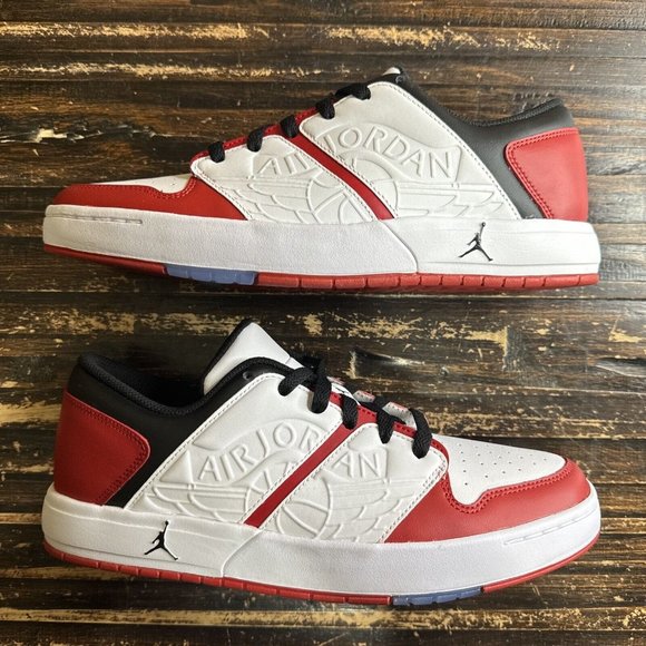 Nike Jordan Nu Retro 1 Low Shoes 'Varsity Red' (DV5141-611) Size 8.5 - Picture 2 of 7